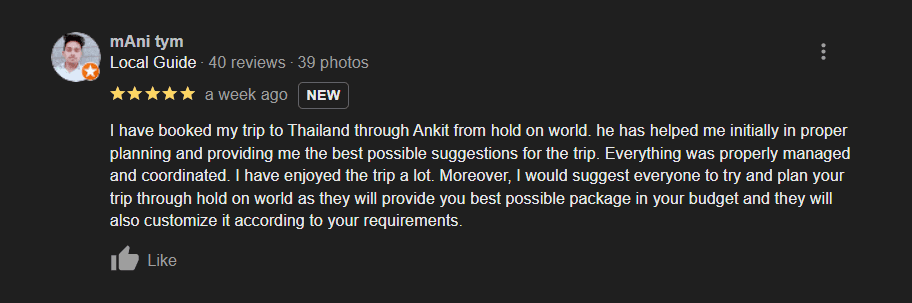 holdonworld google review